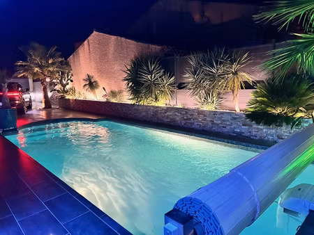 villa familiale 4 chambres avec piscine et garage gigean