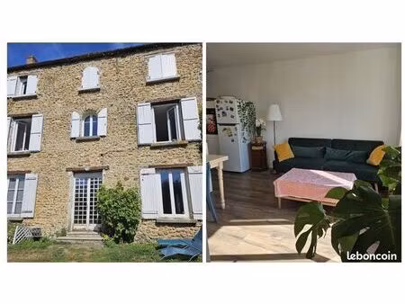 t2/t3 rénové – cuisine neuve – jardin partagé – 2 places – calme