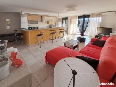 t3 78m² à 180m de la mer