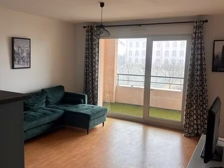 appartement meublé 2 pièces avec balcon et parking