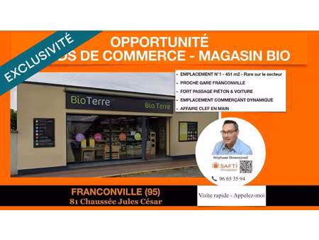 vente locaux professionnels 451 m² à franconville (95130)  295 000 €