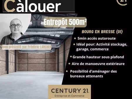 entrepôt 500 m² bourg en bresse