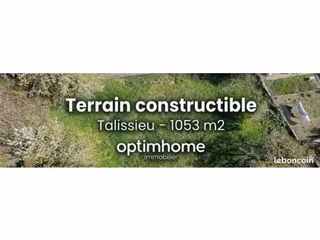 terrain 1 053 m² artemare