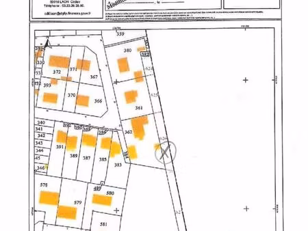 terrain 137 m² tergnier