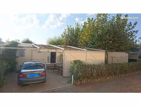 double parcelle + 2 mobil-homes – st aygulf – proche mer – 84 900