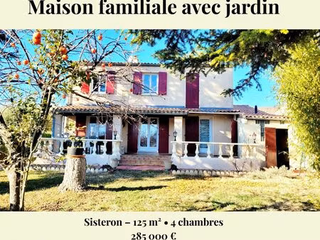 sisteron – maison familiale 125 m²