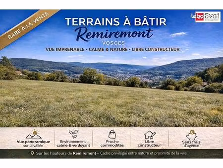 terrain 817 m² remiremont