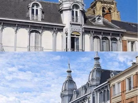 lot de deux t3 atypiques – dernier étage – hyper-centre soissons – 63 m² chacun