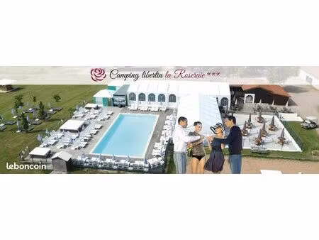 camping 3* de 5 hectares 80 emplacements dont 22 mh