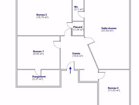 bureaux 86 m² bourg-en-bresse