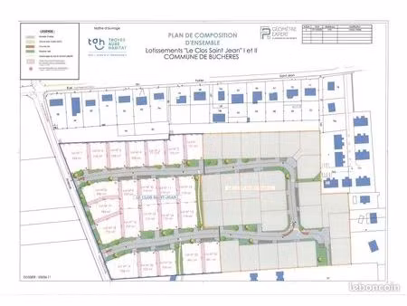 terrain 702 m² bucheres