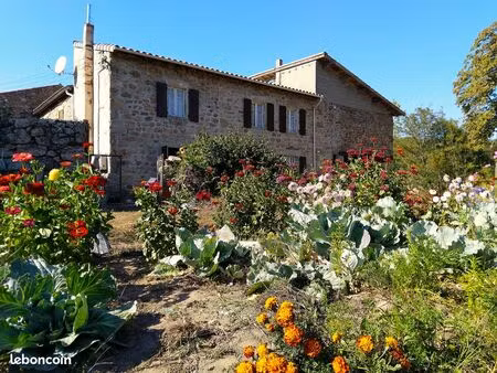 maison en pierre avec dépendance