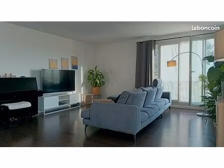 t4 89m² face école  calme  lumineux – parking – villebon – dispo mi-mai