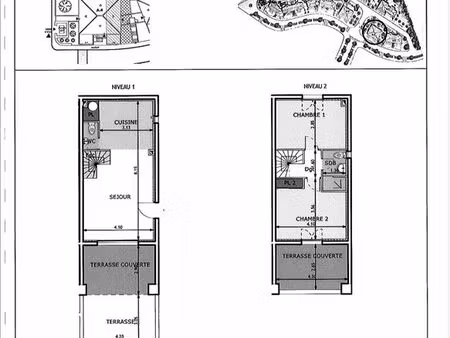 maison jumelée r+3   t3   calme   vue montagne oletta   prox leclerc et plages st florent