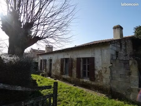 saint dizant du gua- maison charentaise a renover avec deux granges :