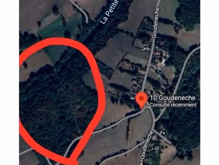 vendre terrain : 1/m2