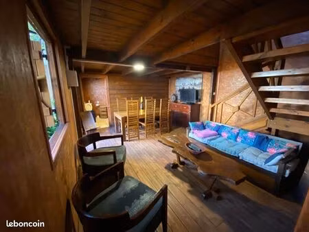 chalet en bois - type f3 - 975 charges incluses - sainte-anne (97437)