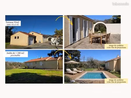 maison t4 de plain pied