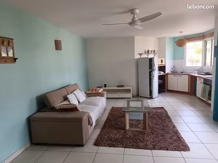 loue t2 meuble au 01/05/26 st paul gd pourpier