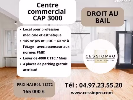 local 85 m² saint-laurent-du-var