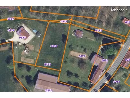 terrain 2 174 m² saint crepin et carlucet