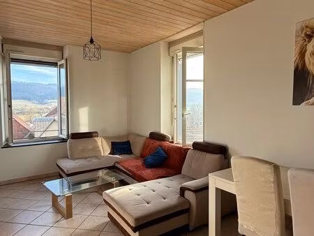 apparement t3 meublé + garage + cave