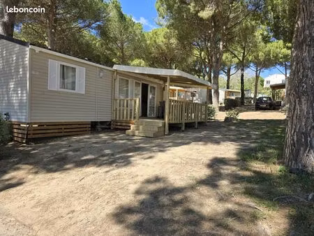 vente mobilhome loge 3 ch 1 1sdb