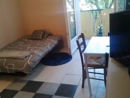 studio meublé de 17m2 dans residence securisée