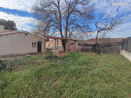 terrain 350m² avec bati