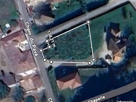 terrain 900 m² ornacieux balbins