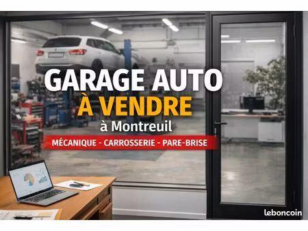 garage automobile - fonds de commerce - montreuil
