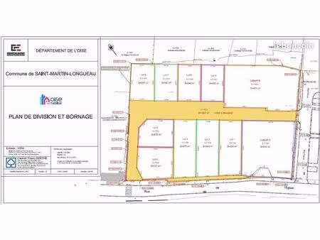 terrain a batir viabilise saint martin longueau