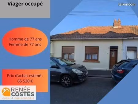maison en viager 4 pièces 75 m²