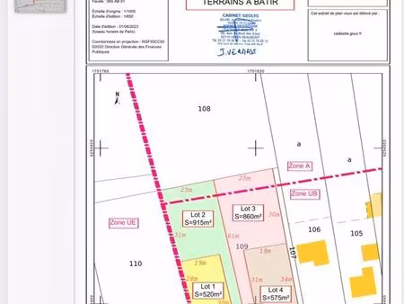 terrain à bâtir