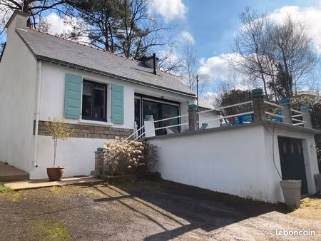 maison rénovée sur beau terrain boisé