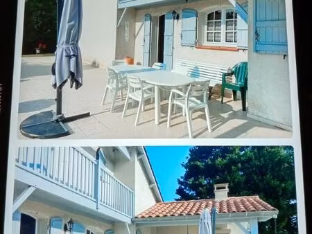 a vendre belle maison sur terrain de 5400 m2 à la lisière de la forêt des landes et d'un g