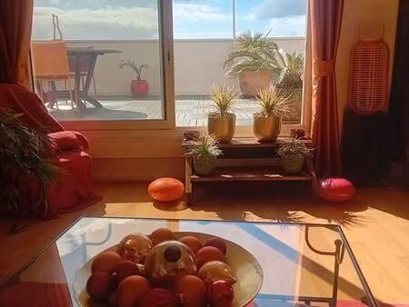 bien rare : rooftop  type 5  avec 3 très jolies terrasses…coup de cœur assuré