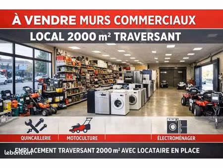murs commerciaux 2000 m² noyon