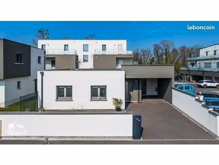 coup de cœur pour ce plein pied individuel de 2022  80m²  2 ch  terrasse  jardinets  carpo