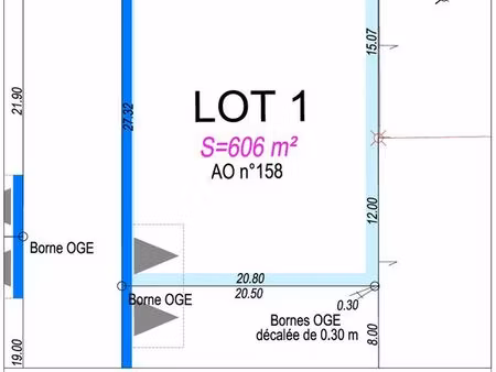 terrain constructible fossé (41130)