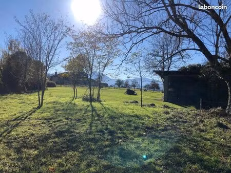 a vendre : magnifique terrain constructible de 2 632 m² à ganties (31160) - divisible (2 l