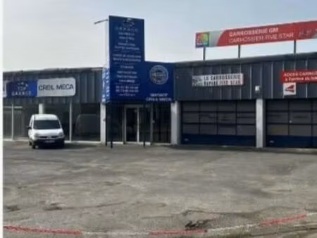 local d’activité 900 m² avec terrain 4000 m² – creil (zone vaux)