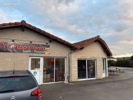 kebab – pizzeria à vendre – remilly (57580) – terrasse – clé en main