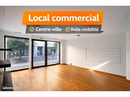 local commercial centre ville - lumineux -100m2
