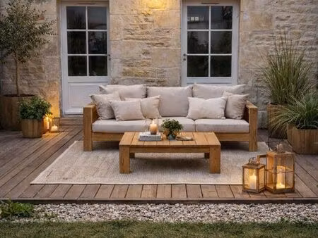 maison de charme 82m2 – 3 chambres – terrasse & jardin – à 12 min de la rochelle