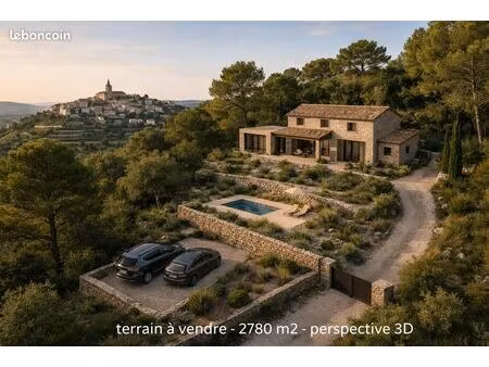 terrain à bâtir viabilisé 2780 m² – hors lotissement – murviel-lès-montpellier