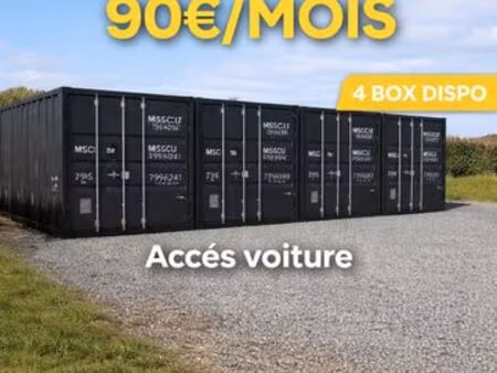 box stockage 14m² – 90 – accès voiture – saint benin d’azy