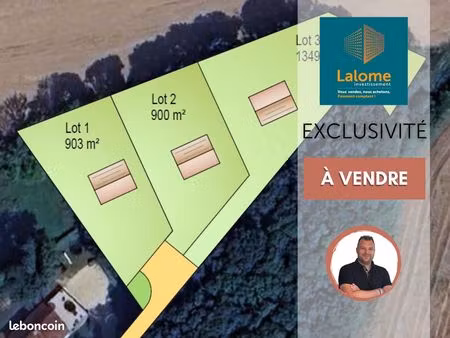 terrain 900 m² mantes-la-jolie