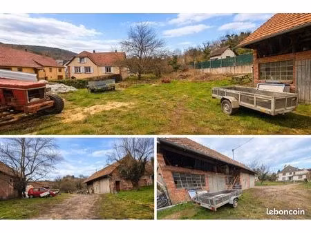 garage/remise à démolir + terrain à bâtir attenant