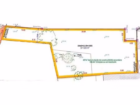 terrain constructible centre ville orgerus